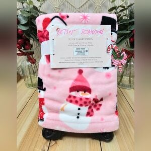 Betsey Johnson Christmas Hand Towels